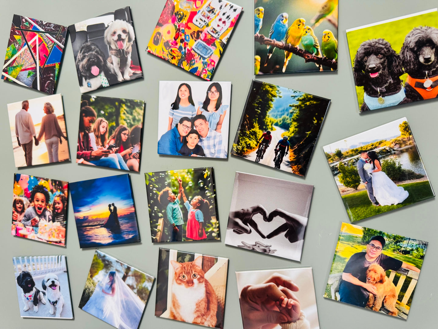 2.5”x 2.5” HIGH QUALITY CUSTOM PHOTO MAGNETS
